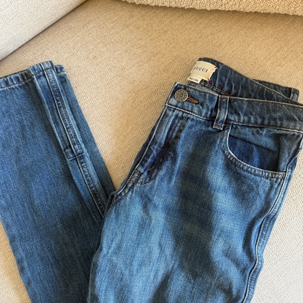 Gucci Kids Blue Jeans
